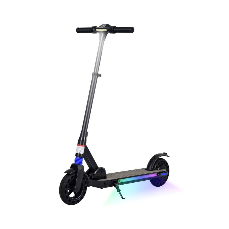 Kinder Elektroroller 8-16 Jahre, Faltbar mit LED-Display, Einstellbare Geschwindigkeit/Höhe, 20 km Reichweite, Max. 20 km/h schwarz von Joom DACH