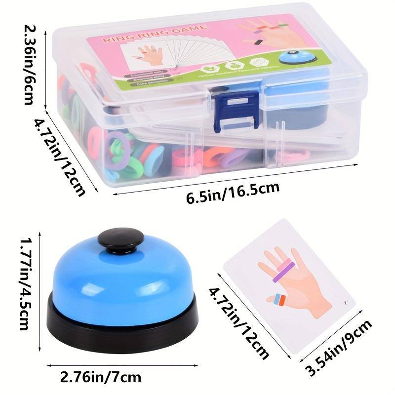 Kinder Finger Ring Brettspiel Farbe Passenden Spielzeug Interaktive Party Spiele Hand-auge-koordination Sensorischen Pädagogisches Spielzeug Für Kind bunt von Joom DACH