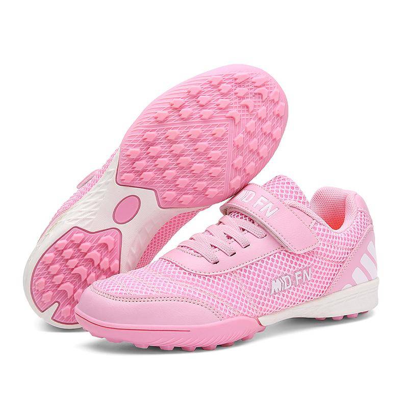 Kinder-Fußballschuhe Society FG Schule Fußballschuhe Stollen Gras Turnschuhe Jungen Mädchen Outdoor-Athletiktraining Sportschuhe 31 rosa von Joom DACH