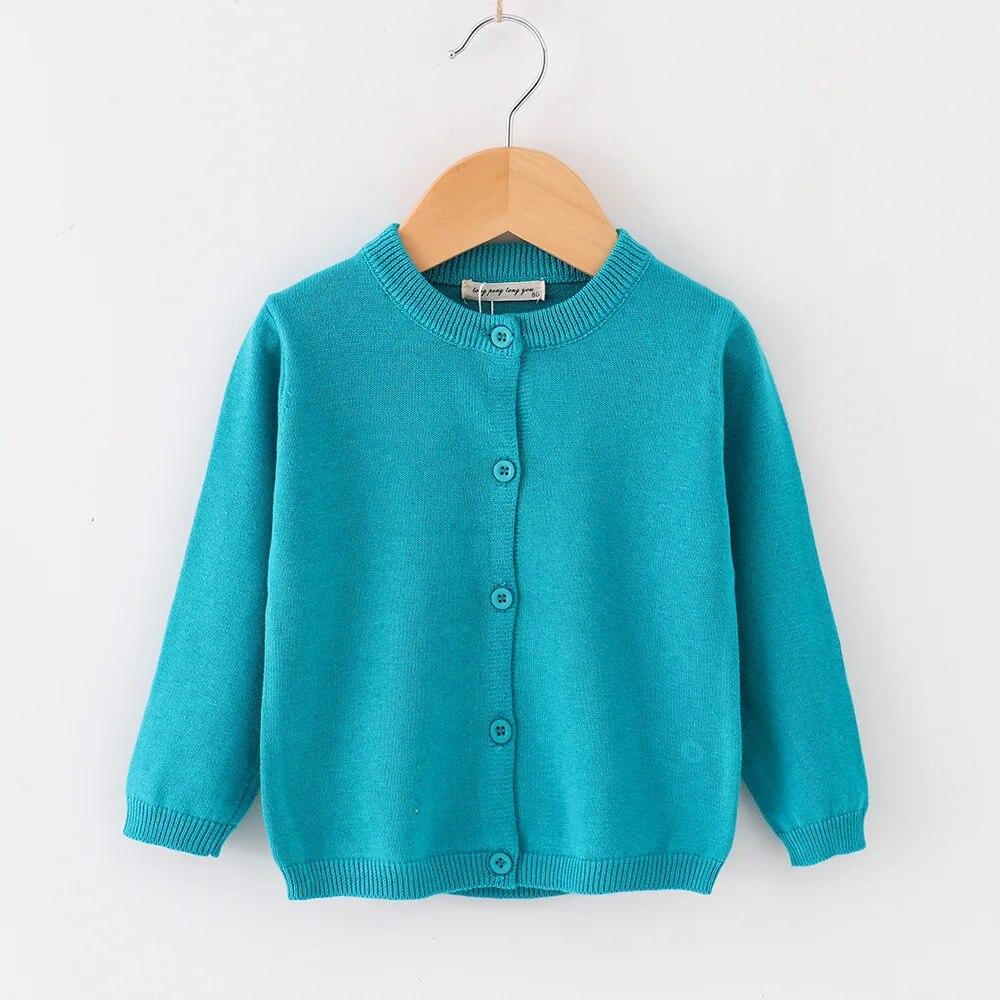 Kinder Gestrickte Pullover Frühling Herbst Dünne Lange Hülse Baby Strickjacke Jungen Mädchen Casual Alle-spiel 2-10 Jahre kleinkinder Kind Oberbekleidung 130cm grün/blau von Joom DACH