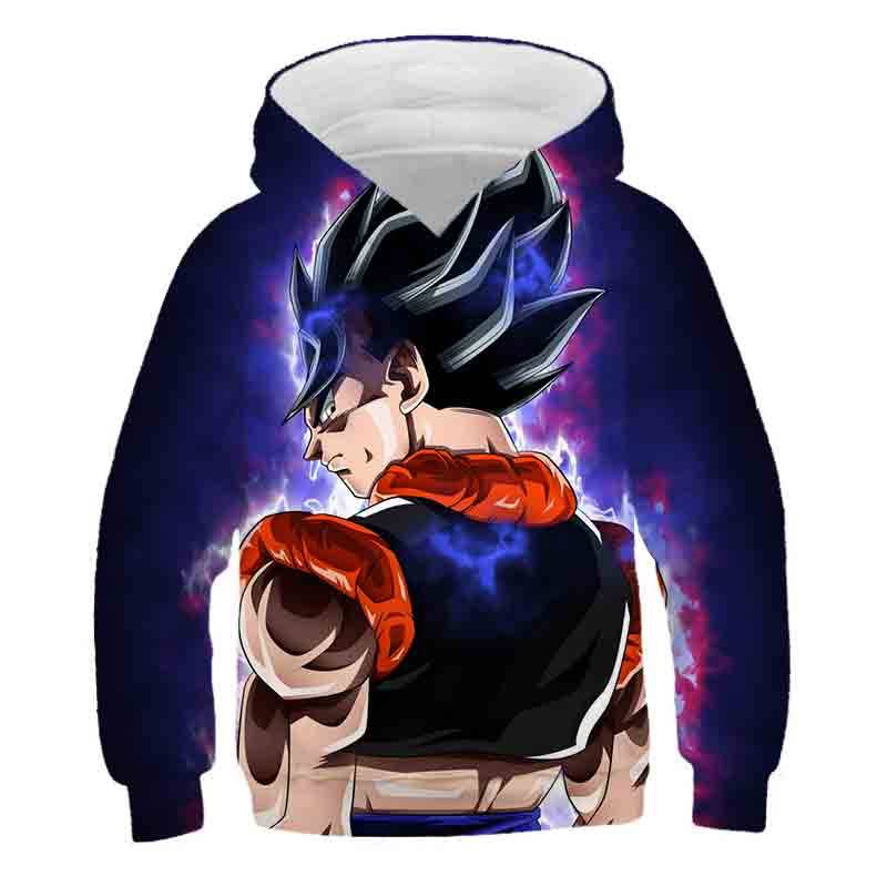 Kinder Hoodie 2023 Neueste Harajuku Dragn-Ball 3D Drucken Coole Kapuze Top Jungen Mädchen Langarm Frühling Tops Anime mode Hoodie 140 von Joom DACH