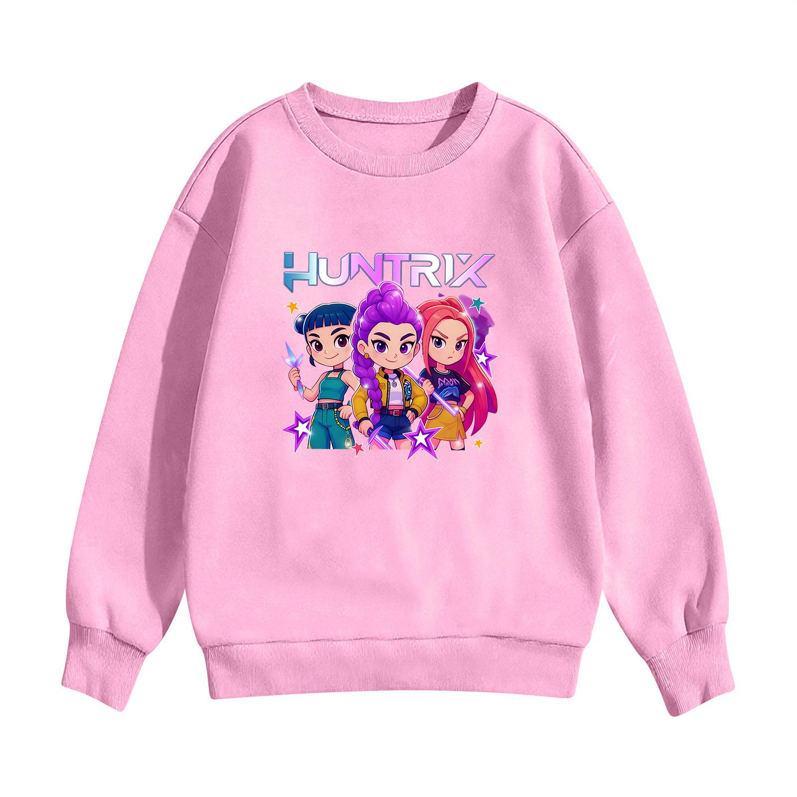 Kinder Hoodie Jungen und Mädchen Mode bedruckt Langarm Hoodie 140 rosa von Joom DACH