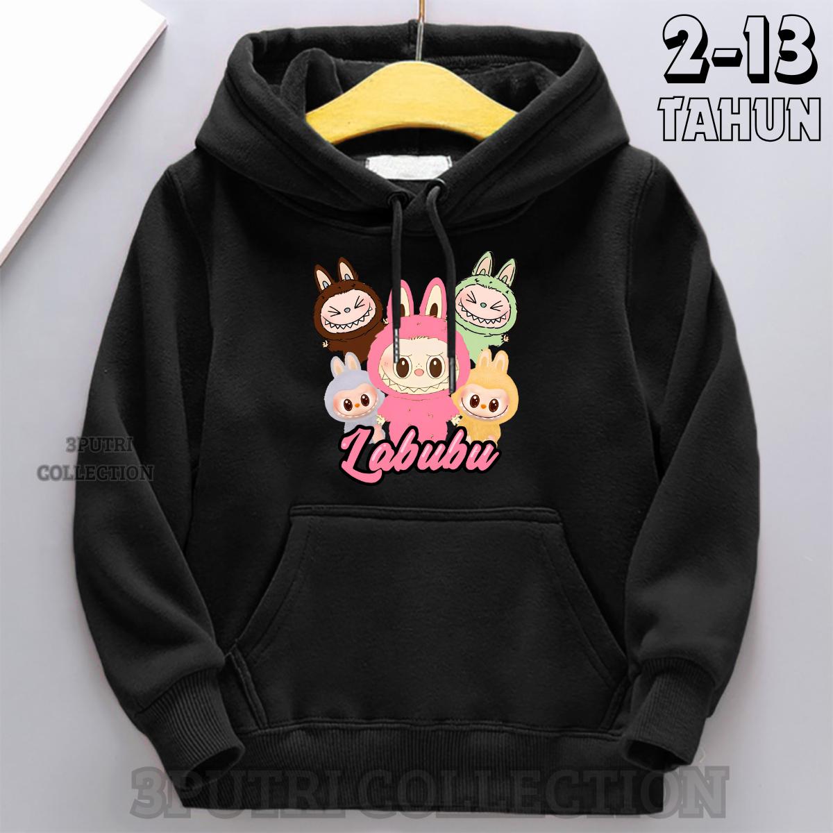 Kinder Hoodie Neu Trendy Labubu Kinder Niedlich Cartoon Lässig Täglicher Hoodie 100-160cm Jungen Mädchen 140 von Joom DACH