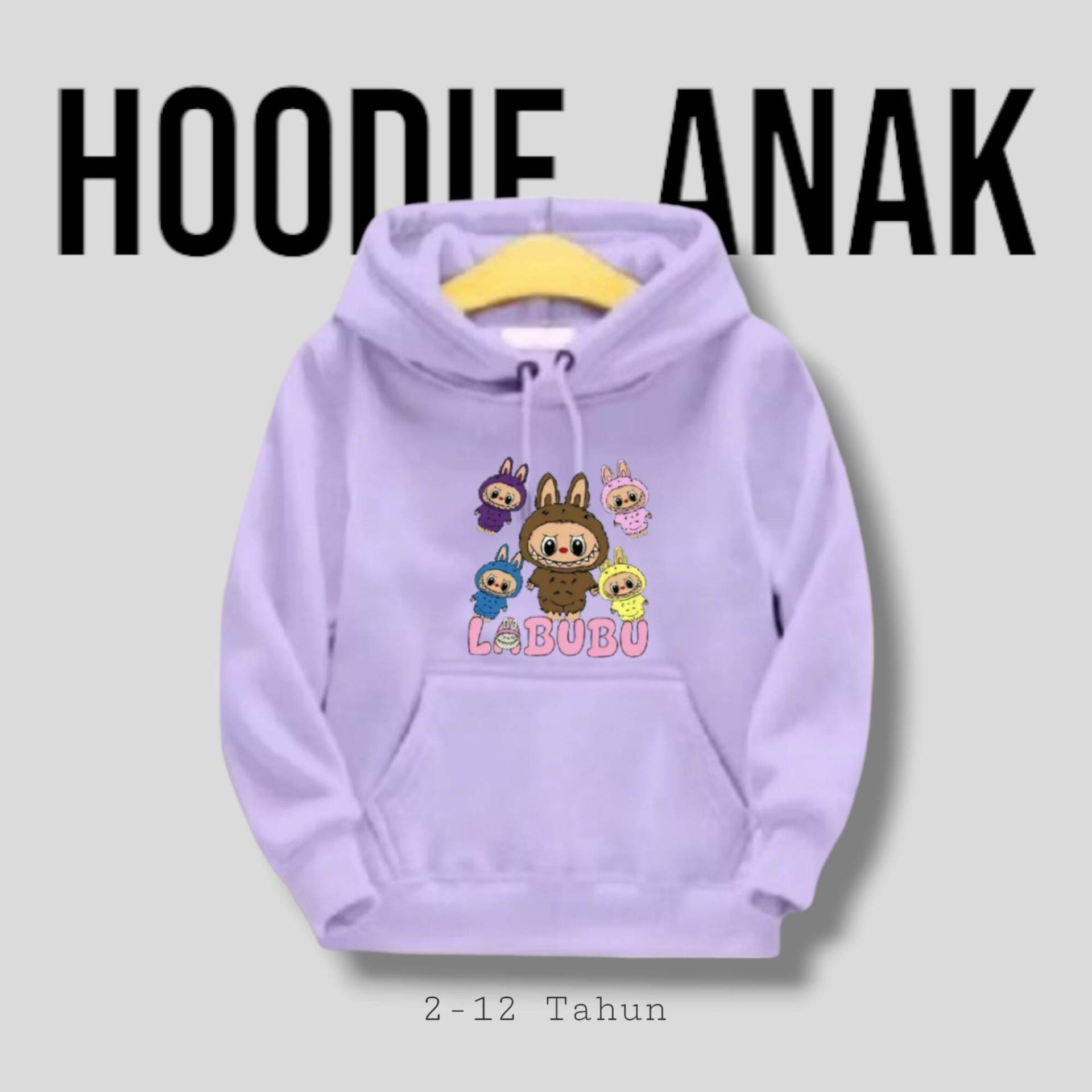 Kinder Hoodie Neu Trendy Labubu Kinder Niedlich Cartoon Lässig Täglicher Hoodie 100-160cm Jungen Mädchen 150 von Joom DACH