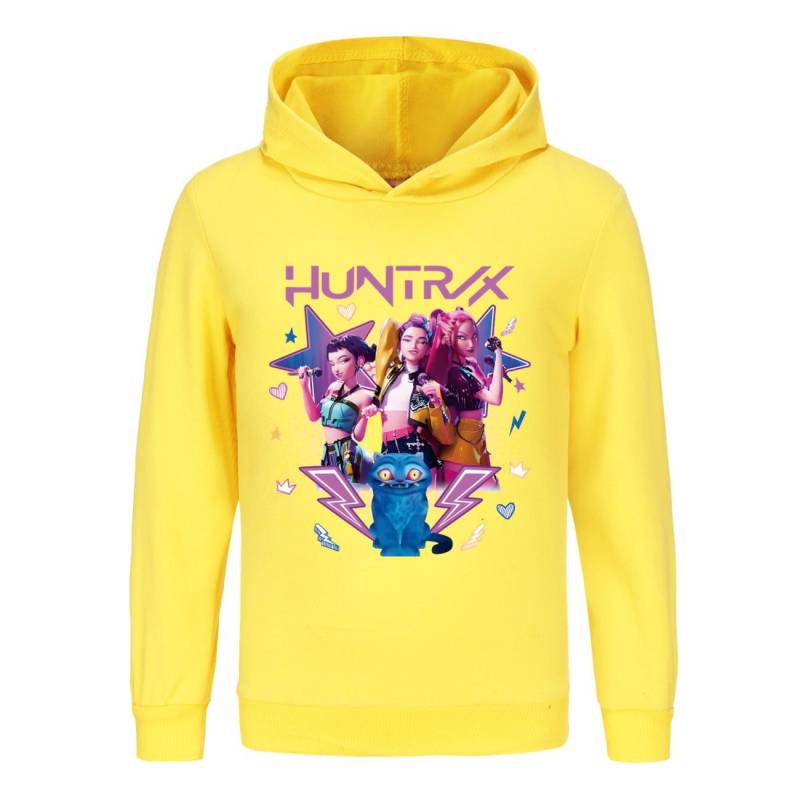 Kinder Hoodies & Sweatshirts Kpop Hexenjagd Kinder Kapuzenpullover 120 gelb von Joom DACH