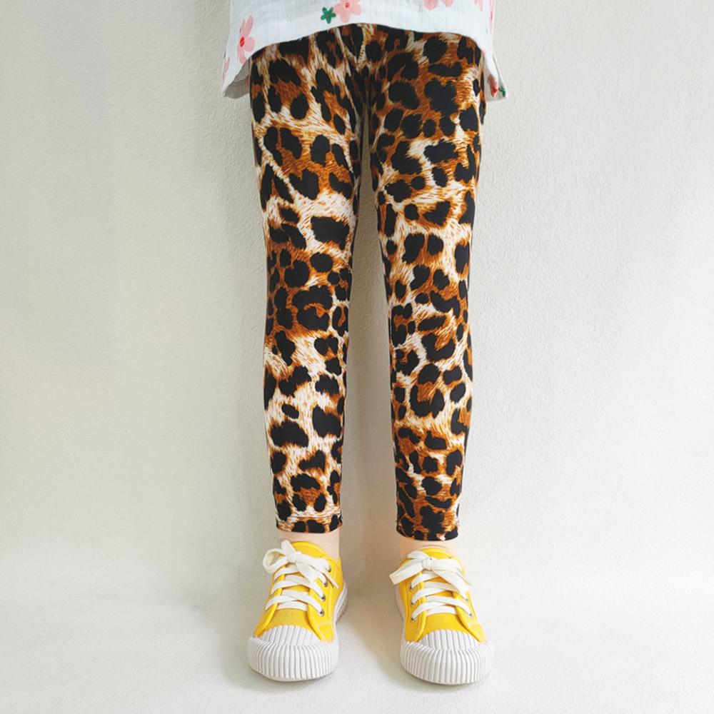 Kinder Hosen Frühling Sommer Baby Mädchen Gedruckt Blume Leggings Kinder Dünne Hose 120 von Joom DACH