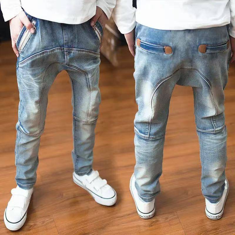 Kinder Hosen Große Jungen Stretch Joker Jeans 2020 Frühling Kinder Bleistift Leggings Herbst Denim Kleidung Fo 120 himmelblaue von Joom DACH