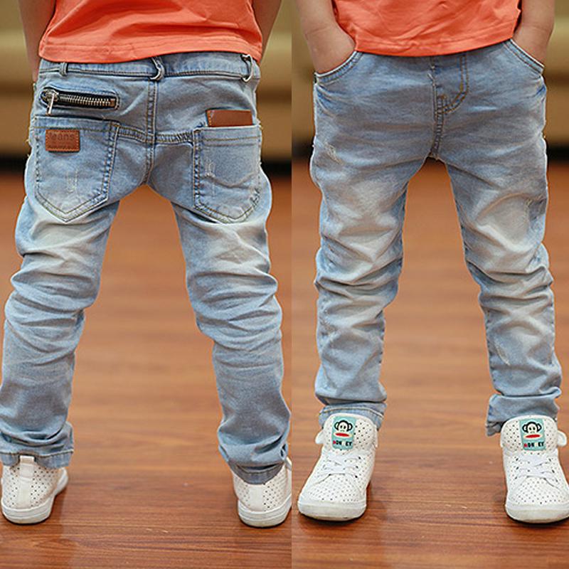 Kinder Hosen Große Jungen Stretch Joker Jeans 2020 Frühling Kinder Bleistift Leggings Herbst Denim Kleidung Fo 130 blau von Joom DACH