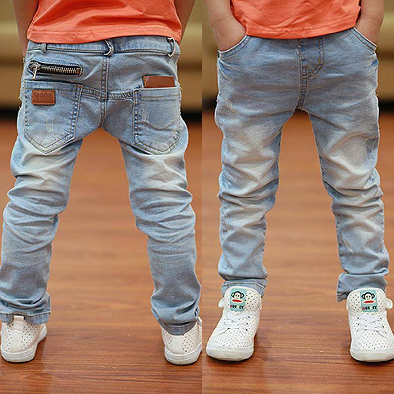 Kinder Hosen Große Jungen Stretch Joker Jeans 2020 Frühling Kinder Bleistift Leggings Herbst Denim Kleidung Fo 130 blau von Joom DACH