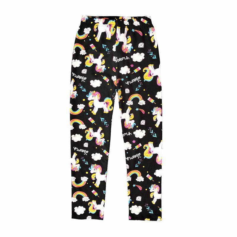 Kinder Hosen Schöne Baby Mädchen Leggings Kinder Hosen Blume Floral Gedruckt Elastische Lange Hosen 110 von Joom DACH