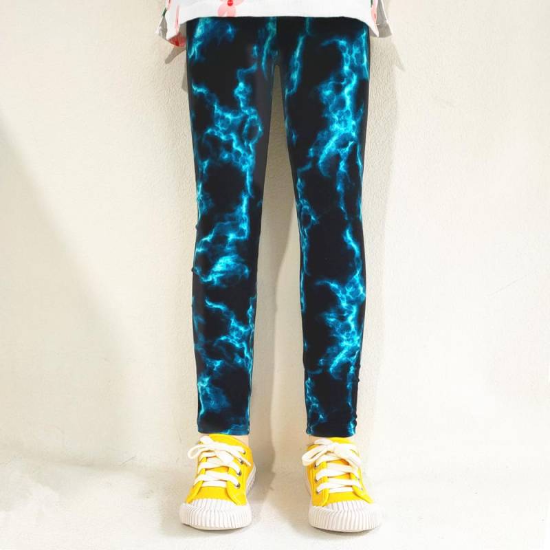 Kinder Hosen Schöne Baby Mädchen Leggings Kinder Hosen Blume Floral Gedruckt Elastische Lange Hosen 130 von Joom DACH