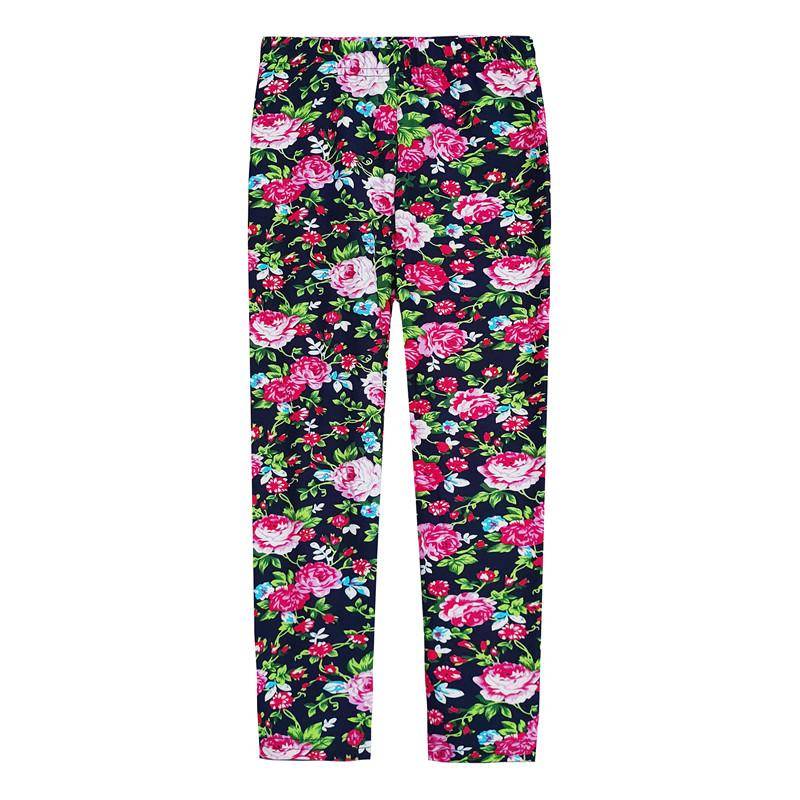Kinder Hosen Schöne Baby Mädchen Leggings Kinder Hosen Blume Floral Gedruckt Elastische Lange Hosen 140 von Joom DACH