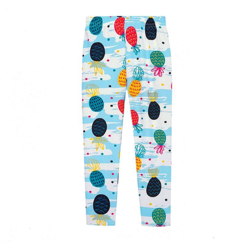 Kinder Hosen Schöne Baby Mädchen Leggings Kinder Hosen Blume Floral Gedruckt Elastische Lange Hosen 150 von Joom DACH