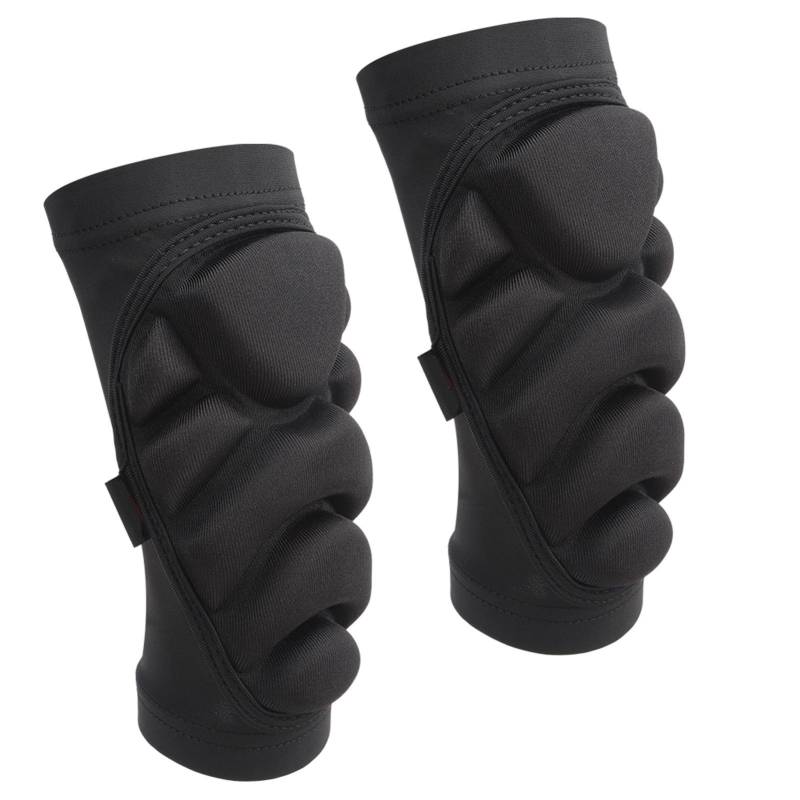 Kinder Inlineskaten Knieschoner Skifahren Kniescheibe Kind Outdoor Sport Schutzausrüstung Schwarz XS von Joom DACH