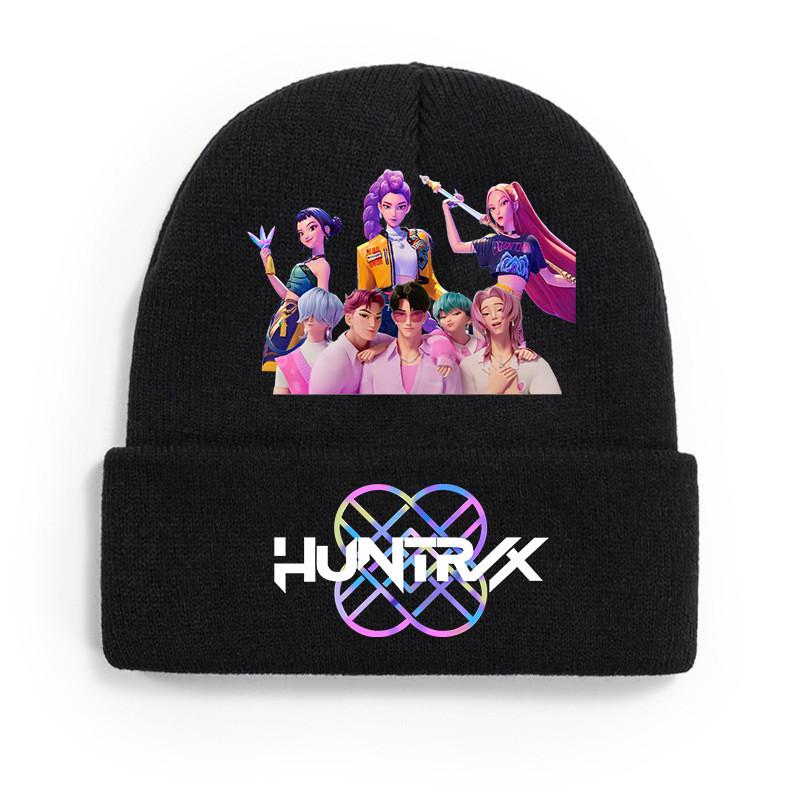 Kinder Jungen Mädchen Dämonenjäger Derpy Rumi Zoey Mira Bedruckte Strickmütze Faden Samtmütze Herbst Winter Warme Strickmütze one size fits all von Joom DACH