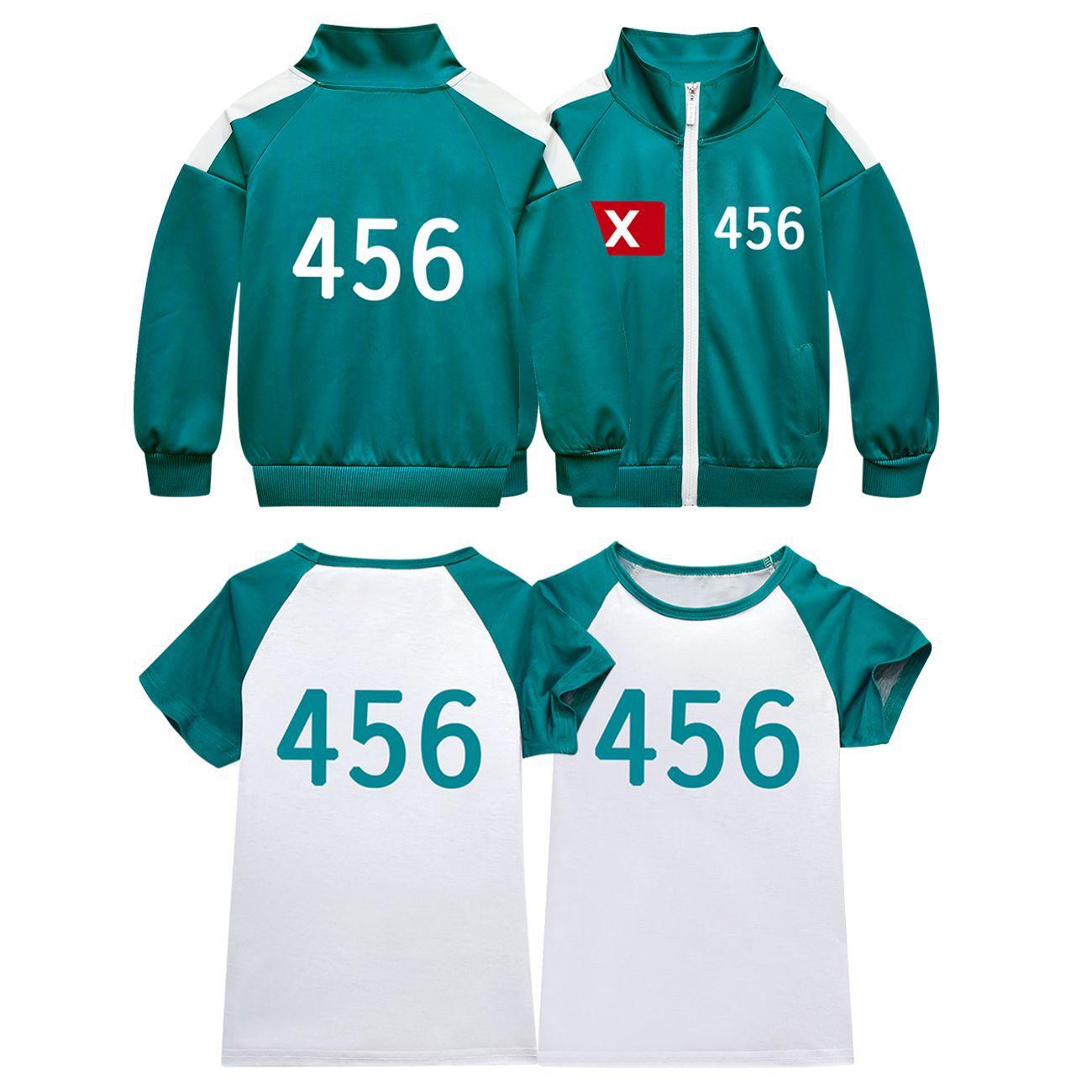 Kinder Jungen Mädchen Film Spiel Druck Lange Ärmel Reißverschluss Jacke Mantel T Shirt Set Outfit Halloween Cosplay Kostüm 160 von Joom DACH