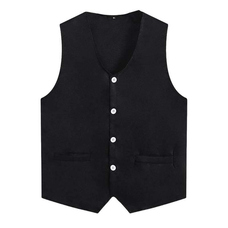 Kinder Jungen Mädchen Knopf Freiwilligen Weste Einfarbig V-Ausschnitt Ärmellos Unregelmäßiger Saum Weste Freiwilligen Aktivitäten Uniform 7-8 Years schwarz Kinder Jungen Mädchen Knopf Freiwilligen Weste Einfarbig V-Ausschnitt Ärmellos Unregelmäßiger Saum Weste Freiwilligen Aktivitäten Uniform 7-8 Years schwarz von Joom DACH