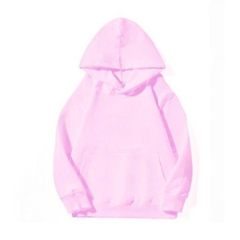 Kinder Jungen Mode Einfarbig Pullover Lässig Rundhals Kapuzenpullover 140 rosa von Joom DACH