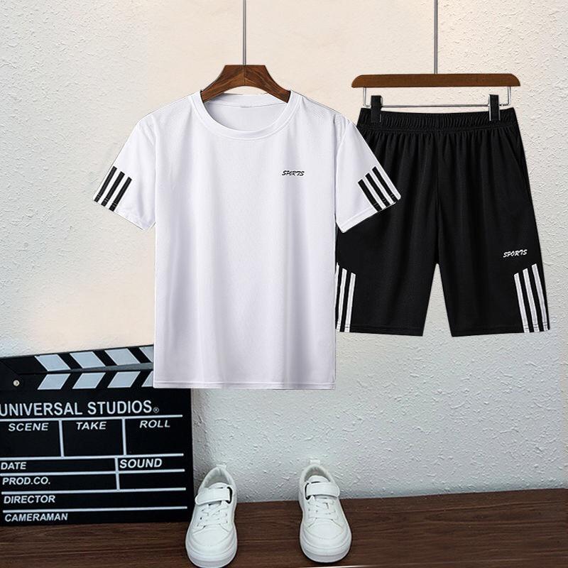 Kinder Jungen & Mädchen Schnelltrocknende Badminton-Kleidung Uniform Kinder-Tennistrikots Kurzarm-T-Shirt Top und Shorts 2-teiliger Trainingsanzug 150CM Kinder Jungen & Mädchen Schnelltrocknende Badminton-Kleidung Uniform Kinder-Tennistrikots Kurzarm-T-Shirt Top und Shorts 2-teiliger Trainingsanzug 150CM von Joom DACH