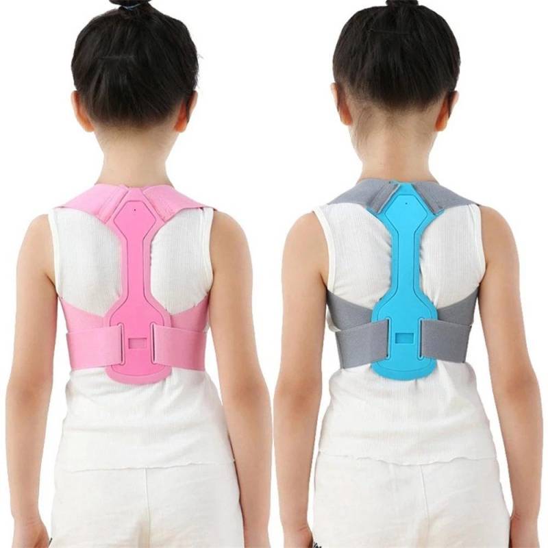 Kinder Kid Schulter Zurück Brace Unterstützung Einstellbare Magnetische Haltung Korrektor Wirbelsäule Lenden Unterstützung Brace Gürtel S blau von Joom DACH