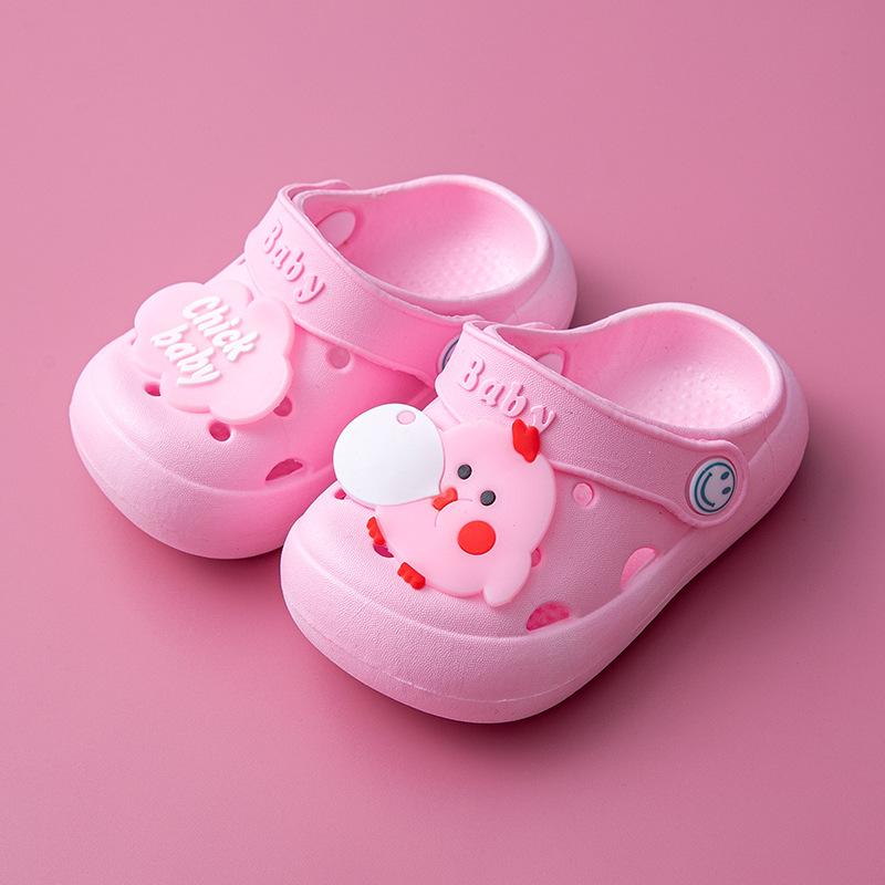 Kinder Kinder Baby Jungen Mädchen Pantoletten Clogs Sommer Croc Garten Strand Hausschuhe Sandalen Höhle Loch Baby Schuhe für Jungen Mädchen 21/22 von Joom DACH