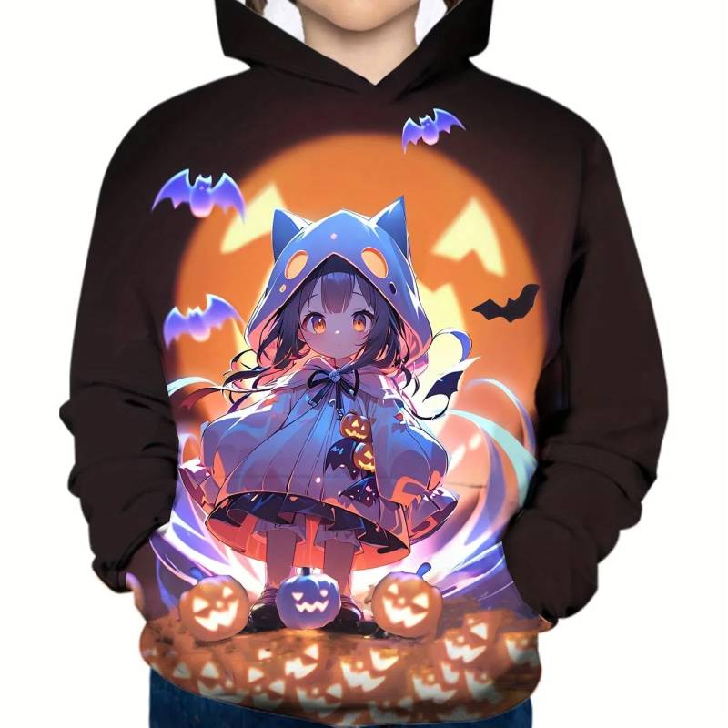 Kinder Kleidung Mädchen Hoodies Langarm Cartoon Comic Mädchen Druck Herbst Kinder Kleidung Mädchen Kawaii Mädchen Tops Kinder Kleidung 130CM von Joom DACH