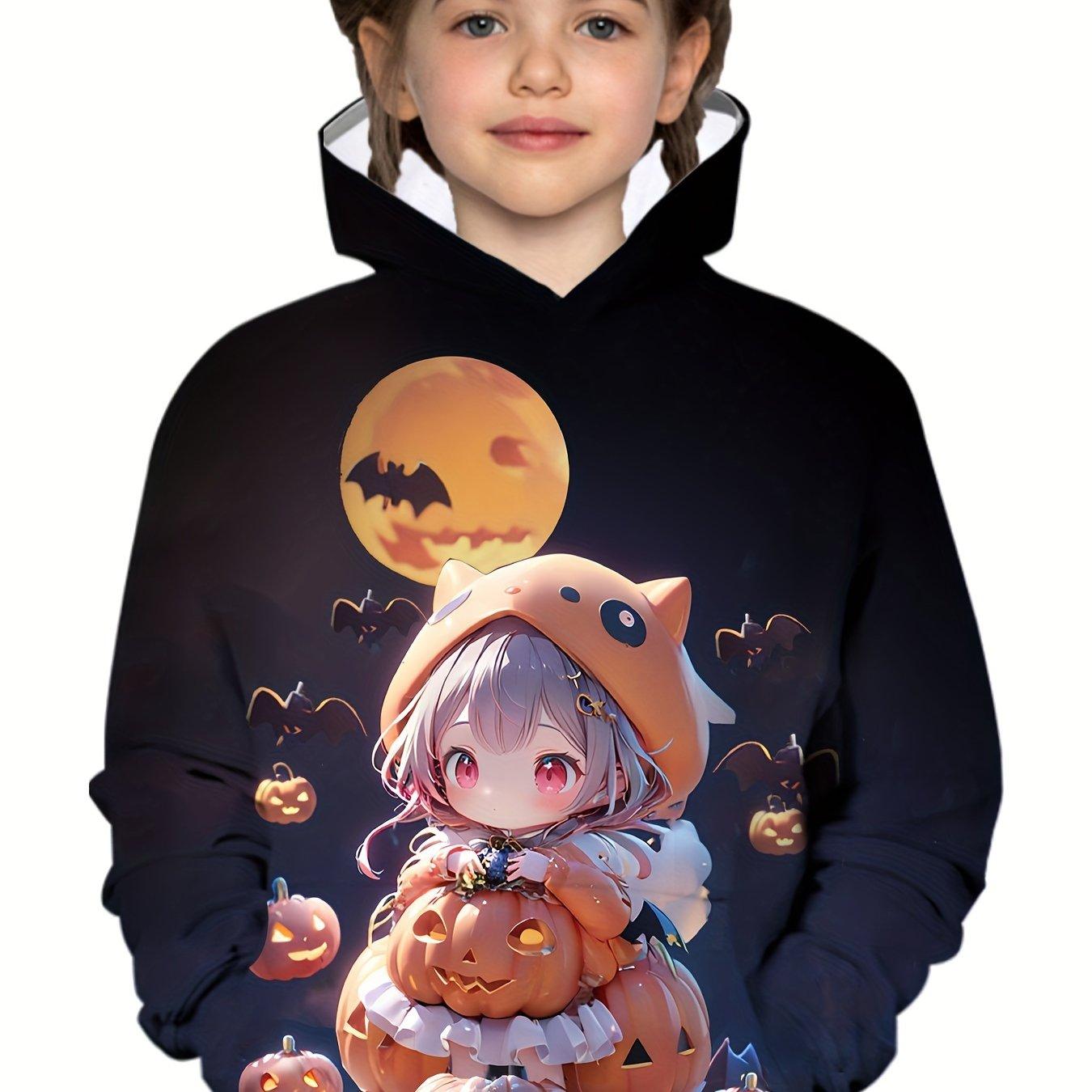 Kinder Kleidung Mädchen Hoodies Langarm Cartoon Comic Mädchen Druck Herbst Kinder Kleidung Mädchen Kawaii Mädchen Tops Kinder Kleidung 150CM von Joom DACH