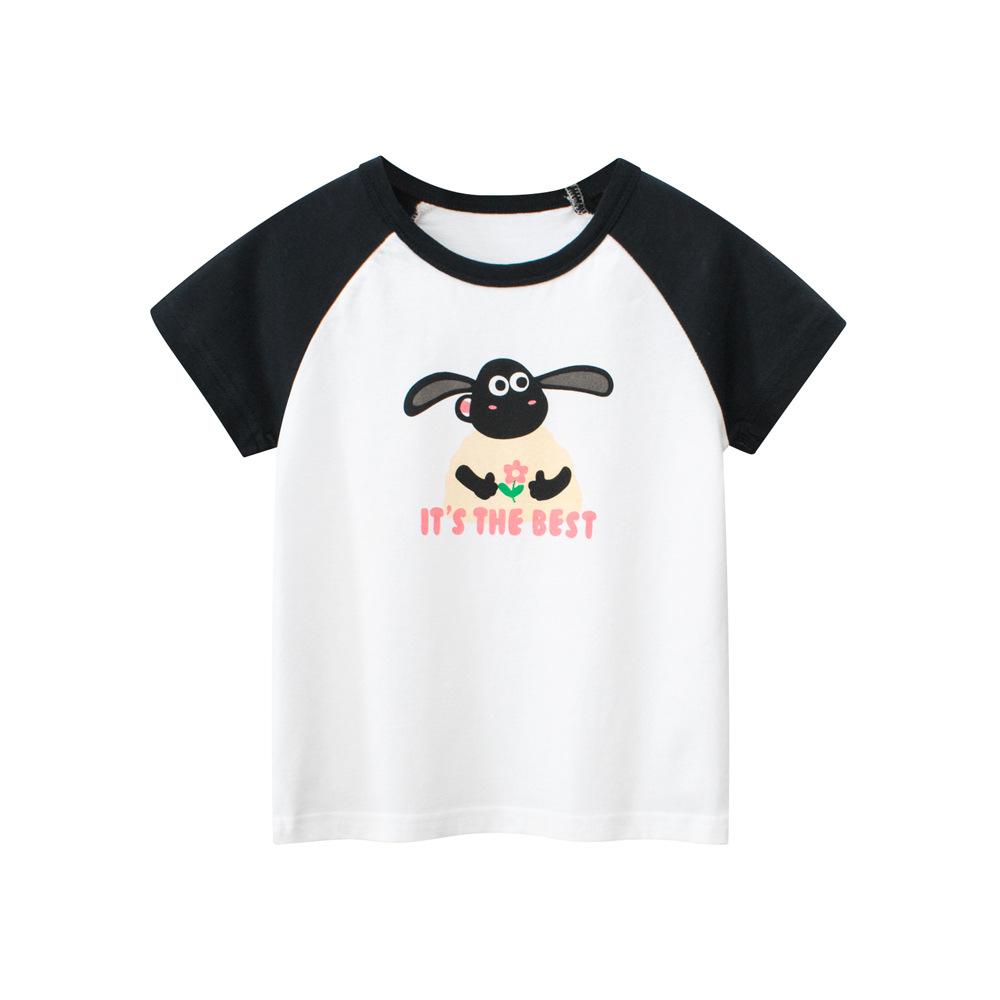 Kinder Kleidung Sommer Neue kinder kurzarm T-shirt Baby Mädchen Kleidung 140cm von Joom DACH