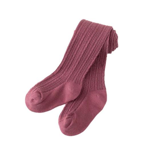 Kinder Kleinkind Baby Mädchen Feste Warme Baumwolle Strumpfhosen Strümpfe Strumpfhosen Hosen Socken M(3-5 Years) rot von Joom DACH