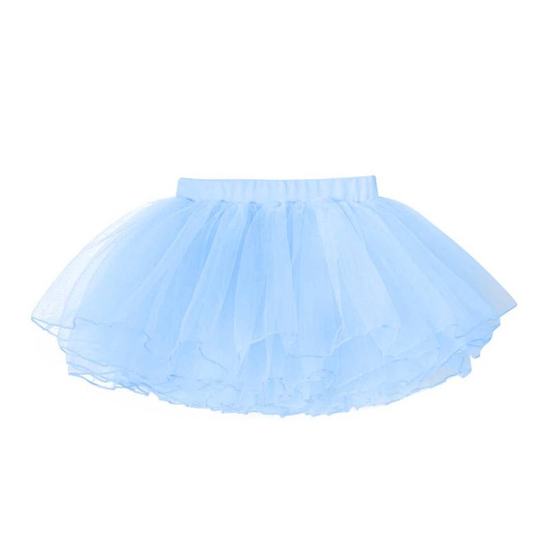 Kinder Mädchen Ballett Tanz Tutu Rock Basic Classic 4 Schichten Mesh Tüll Rock Ballett Praxis Tanzrock 1-6 Years von Joom DACH