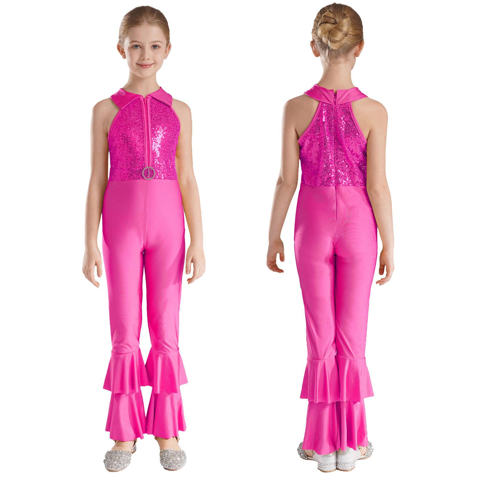 Kinder Mädchen Bronzing Stoff Einteiler Ärmellos Stufen Schlaghose Stil Unitard Bodysuit Kostüme 7-8 Years heißes rosa Kinder Mädchen Bronzing Stoff Einteiler Ärmellos Stufen Schlaghose Stil Unitard Bodysuit Kostüme 7-8 Years heißes rosa von Joom DACH