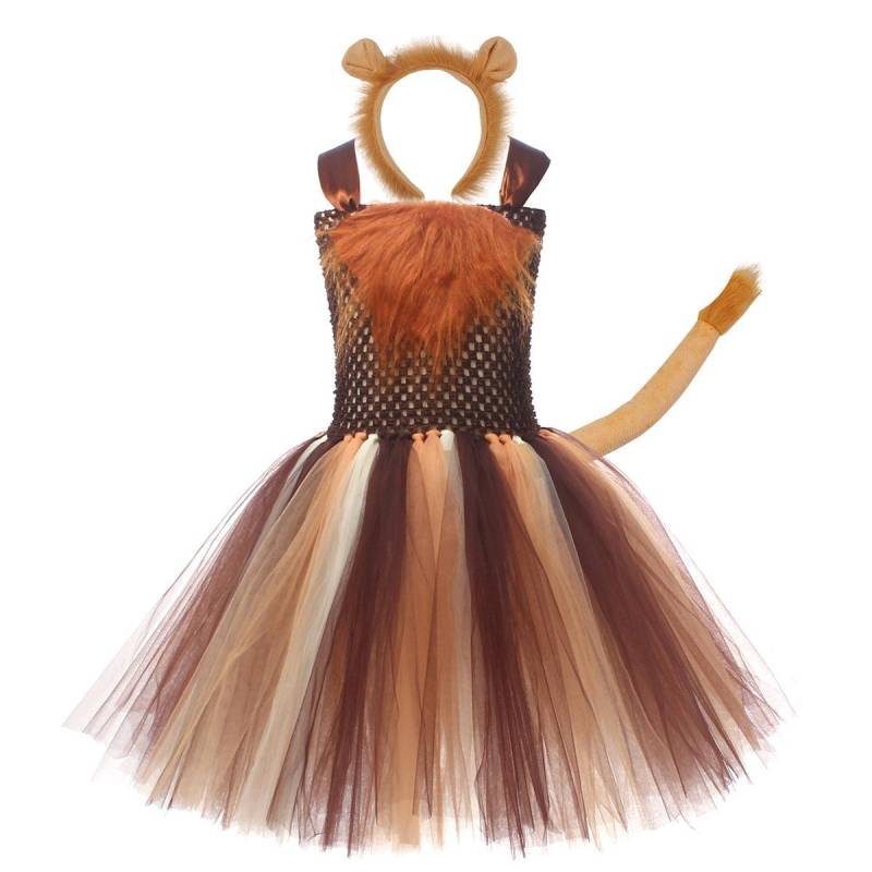 Kinder Mädchen Halloween Kostüm Prinzessin Tutu Kleid Partykleid Outfit Weihnachten S von Joom DACH