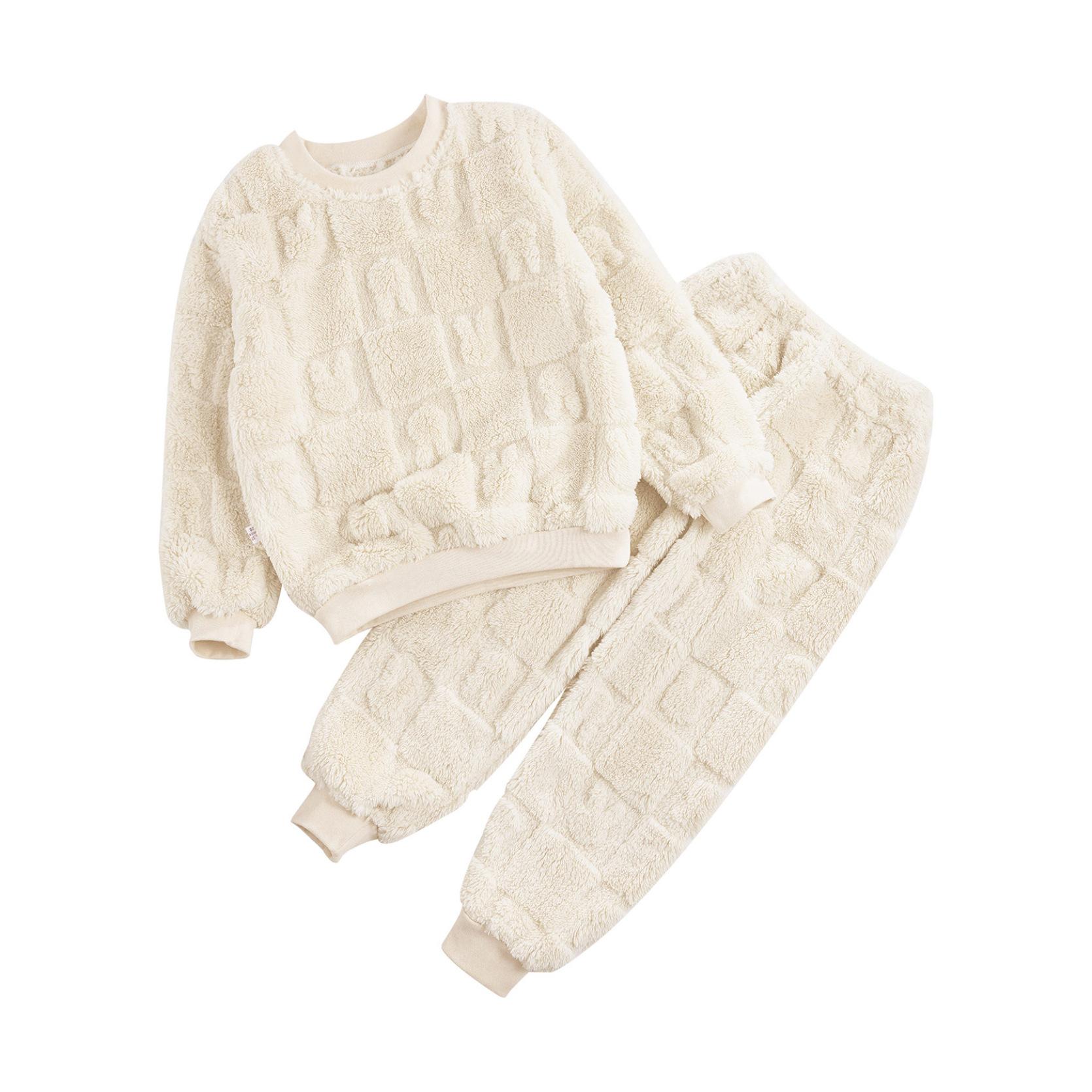 Kinder Mädchen Jungen Pyjama Weiche Loungewear Nachtwäsche Winter Warm Langarm Tops mit Hose Hausanzug 9-10 Years Kinder Mädchen Jungen Pyjama Weiche Loungewear Nachtwäsche Winter Warm Langarm Tops mit Hose Hausanzug 9-10 Years von Joom DACH