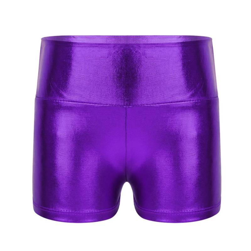 Kinder Mädchen Metallic Shiny High Waist Dance Shorts Bottoms Activewear Sport Gymnastic Workout Pants 11-12 Years violett Kinder Mädchen Metallic Shiny High Waist Dance Shorts Bottoms Activewear Sport Gymnastic Workout Pants 11-12 Years violett von Joom DACH