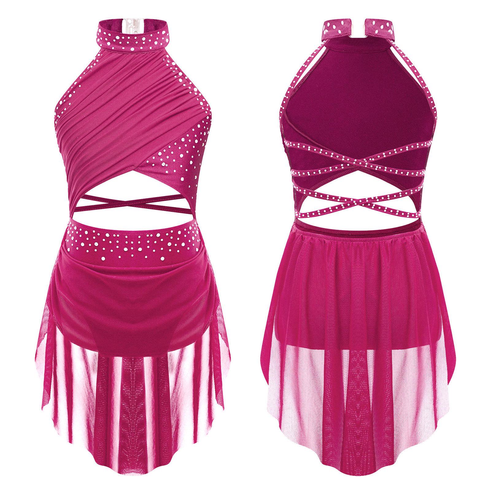 Kinder Mädchen Modern Lyrical Dance Kleid Ballett Eiskunstlauf Gymnastik Trikot Bodysuit Kostüm Strappy Back Latin Jazz Kleid 7-8 Years heißes rosa Kinder Mädchen Modern Lyrical Dance Kleid Ballett Eiskunstlauf Gymnastik Trikot Bodysuit Kostüm Strappy Back Latin Jazz Kleid 7-8 Years heißes rosa von Joom DACH
