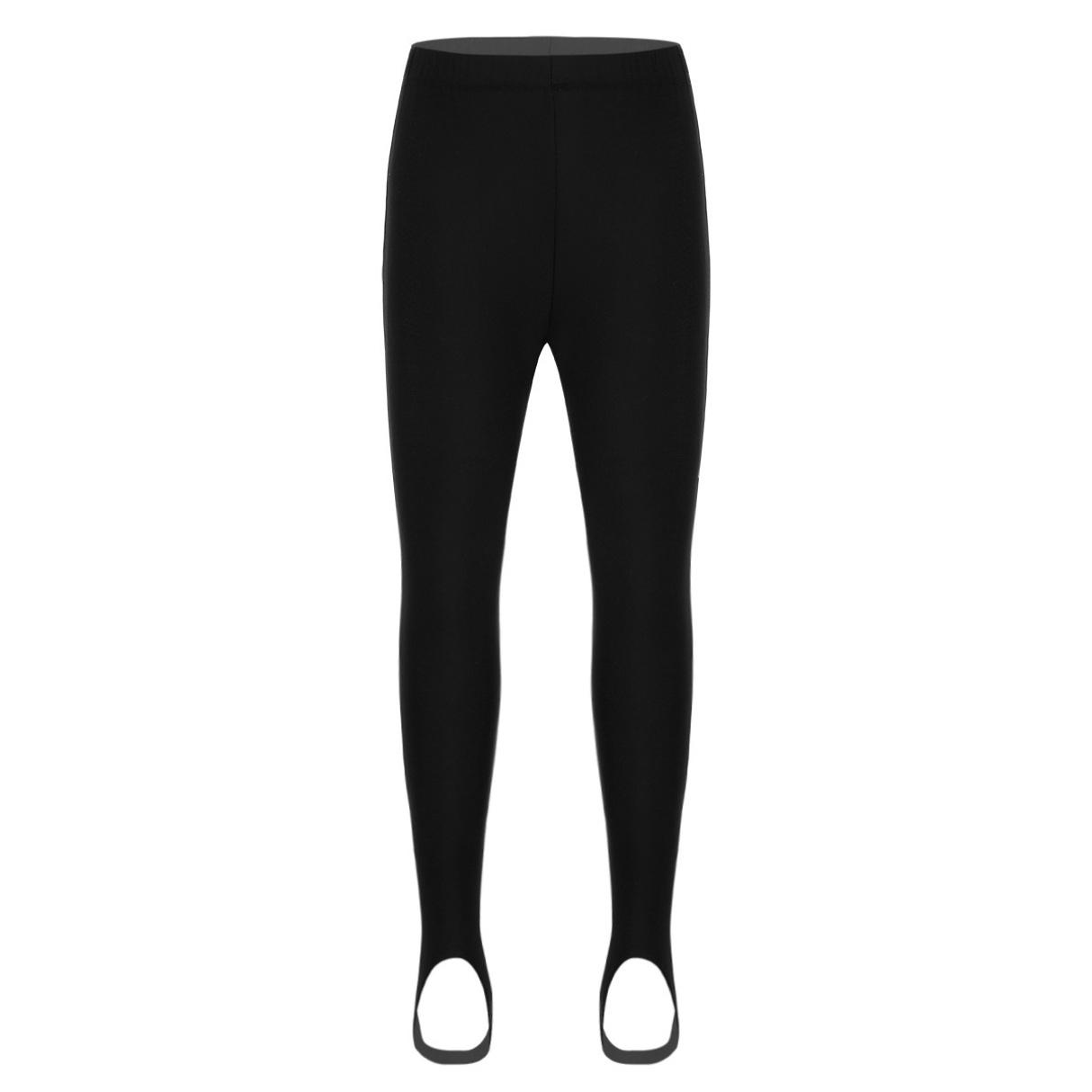 Kinder Mädchen Steigbügelstrumpfhose Tanz Ballett Yoga Gymnastik Leggings Strumpfhosen Bühnenkostüme Strümpfe 10-12 Years schwarz von Joom DACH