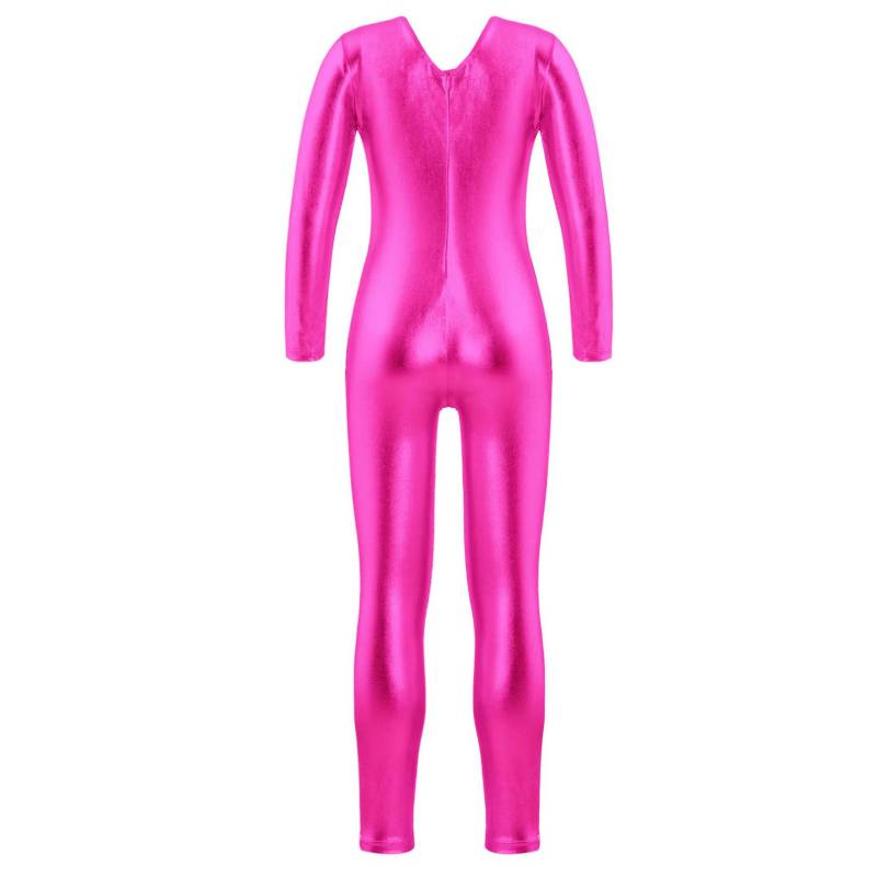 Kinder Mädchen Stilvolle Kleidung Lange Ärmel Ballett Tanz Gymnastik Trikot Overall Dancewear 7-8 Years heißes rosa von Joom DACH