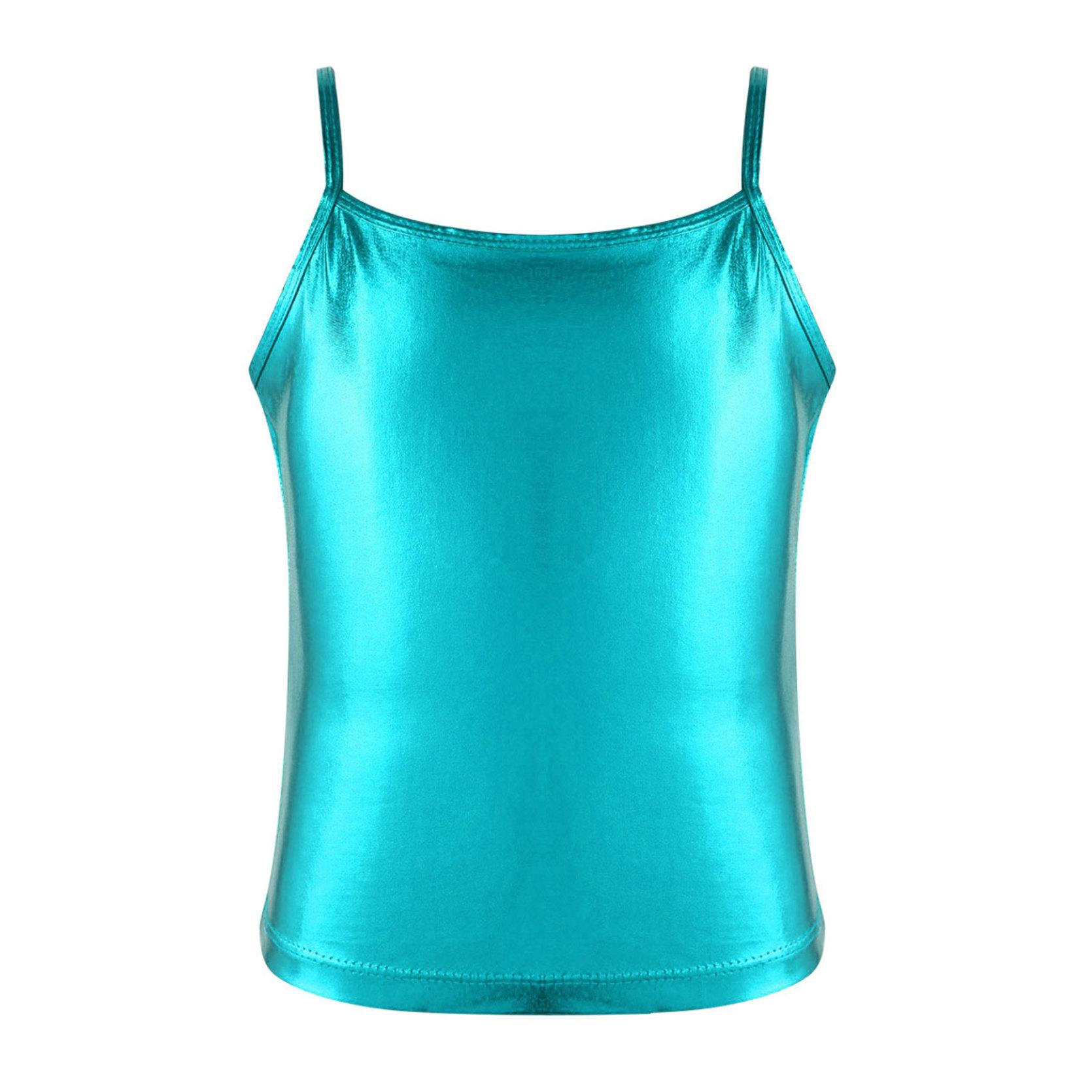 Kinder Mädchen Tank Weste Gymnastik Sport ärmellose Spaghetti Schultergurte Top Casual Outfit 12-14 Years see-blaue von Joom DACH