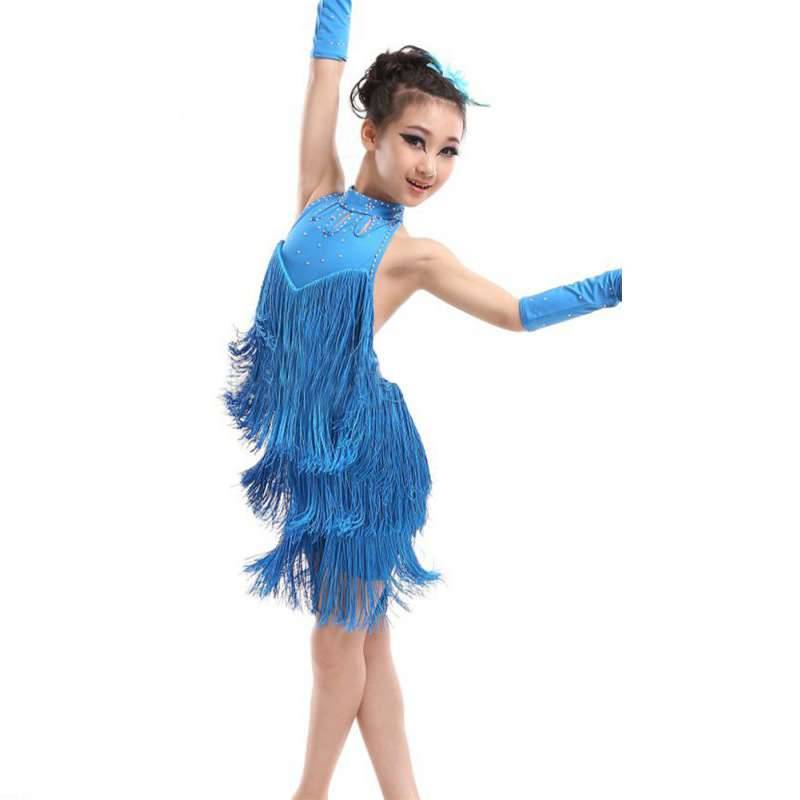 Kinder Mädchen Tanz Outfits Bauchtanz Cha Cha Kleid Latin Salsa Kostüme 120 blau Kinder Mädchen Tanz Outfits Bauchtanz Cha Cha Kleid Latin Salsa Kostüme 120 blau von Joom DACH