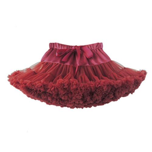 Kinder Mädchen Tüll Rock Baby Mädchen Kleidung Tutu Pettiskirt Rock Mode Mädchen Kleidung Prinzessin Röcke Rock Für Mädchen Kleidung 13-18years dunkelrote von Joom DACH