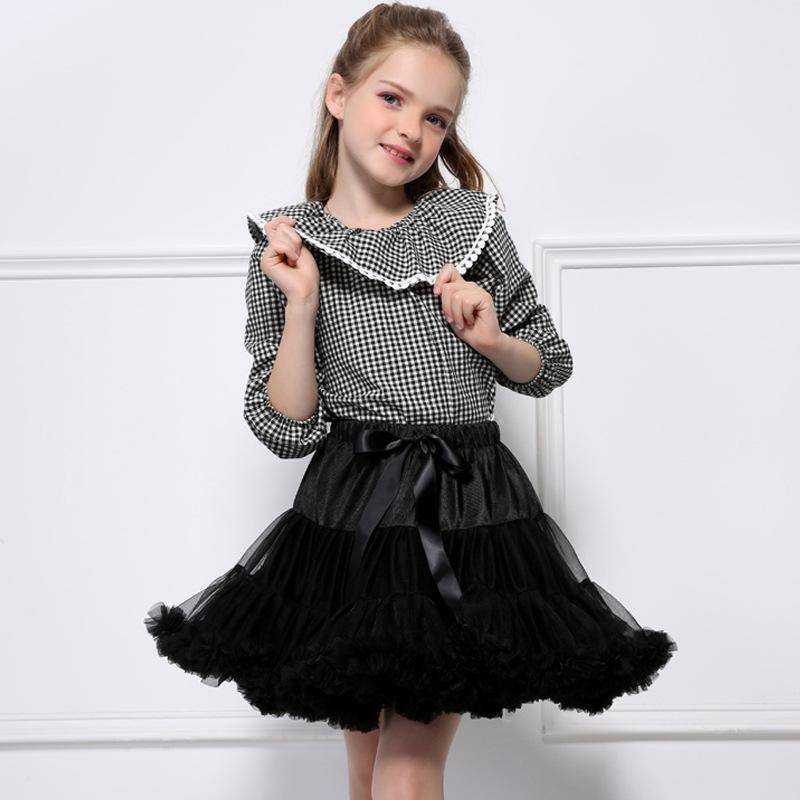 Kinder Mädchen Tüll Rock Baby Mädchen Kleidung Tutu Pettiskirt Rock Mode Mädchen Kleidung Prinzessin Röcke Rock Für Mädchen Kleidung 5-7years schwarz von Joom DACH