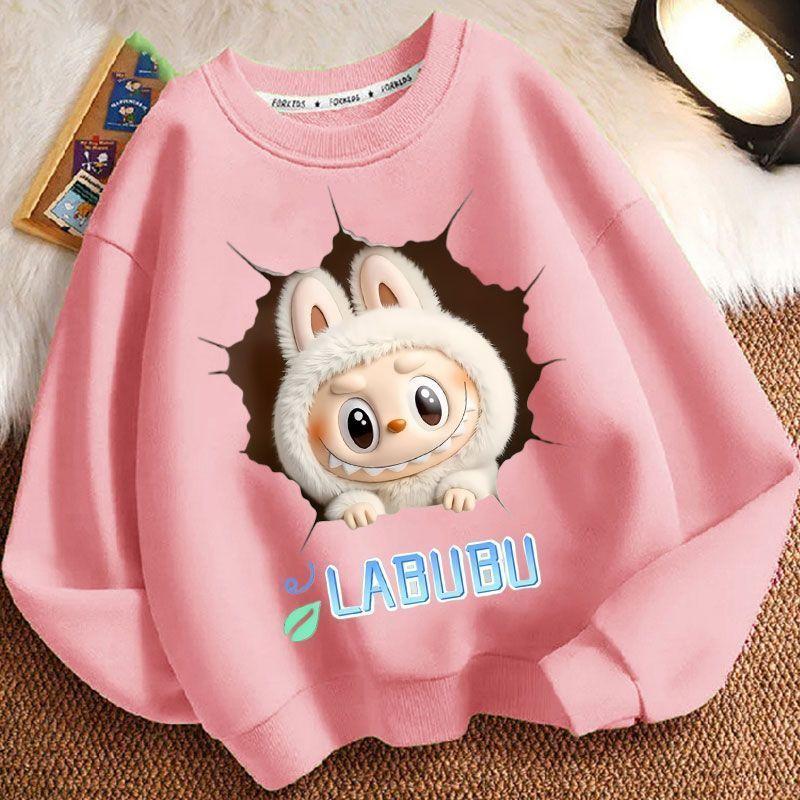 Kinder Mode Sweatshirts für Frühling und Herbst, Langarm-Oversize-Sweatshirts für Jungen und Mädchen 130 von Joom DACH