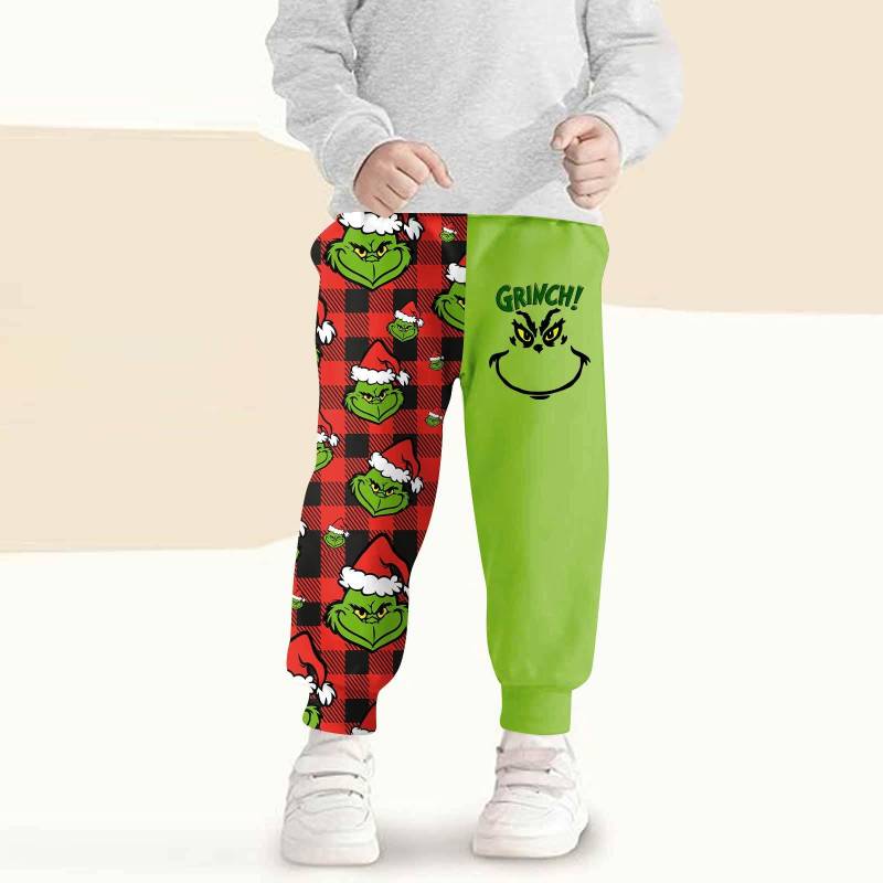 Kinder Mode Weihnachten Print Locker sitzende Bundhose Lässige Jogginghose 160 grün von Joom DACH