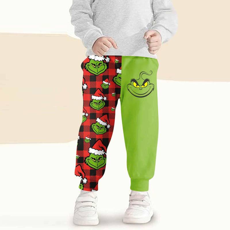 Kinder Mode Weihnachten Print Locker sitzende Bundhose Lässige Jogginghose 150 gelb von Joom DACH