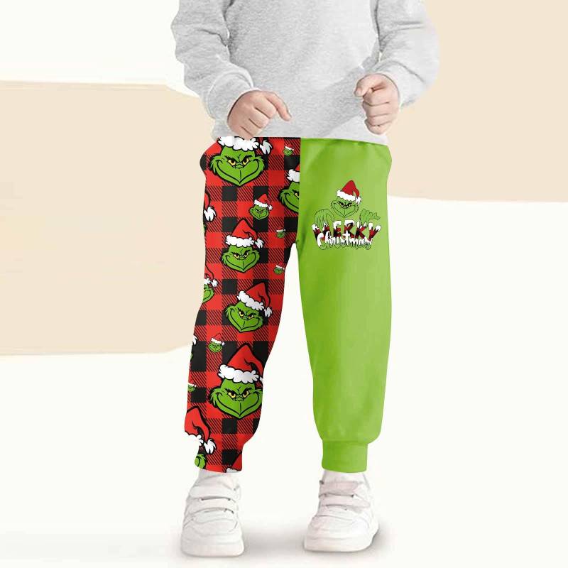 Kinder Mode Weihnachten Print Locker sitzende Bundhose Lässige Jogginghose 150 weiß von Joom DACH