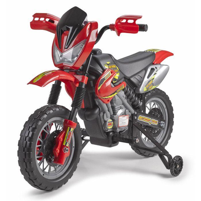 Kinder-Motocross - FEBER - Motor Cross 400F 6V Rot - Elektrisch - Ab 3 Jahren rot von Joom DACH