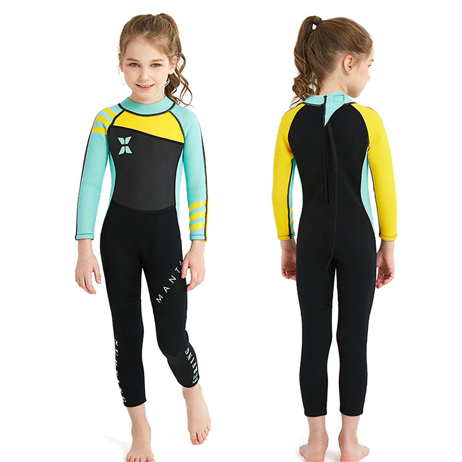 Kinder-Neoprenanzug, einteiliger Neopren-Badeanzug, Sonnenschutz zum Surfen, Tauchen, Schwimmen, Bootfahren im Winter M grau Kinder-Neoprenanzug, einteiliger Neopren-Badeanzug, Sonnenschutz zum Surfen, Tauchen, Schwimmen, Bootfahren im Winter M grau von Joom DACH