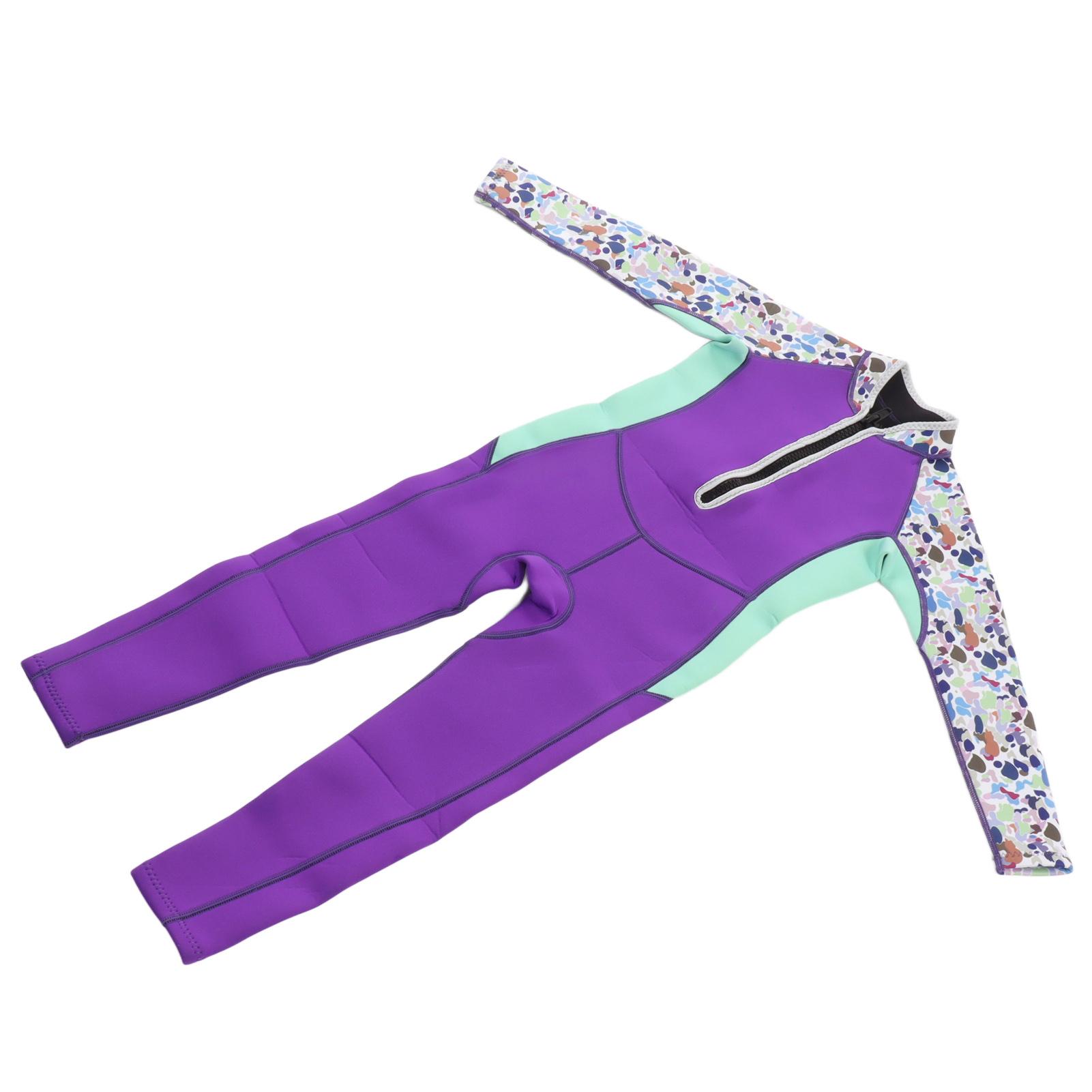 Kinder Neoprenanzug 2,5 mm Neopren Langarm Weich Elastisch Thermisch Kleinkind Badeanzug für Jungen Mädchen Tauchen Size 10 von Joom DACH