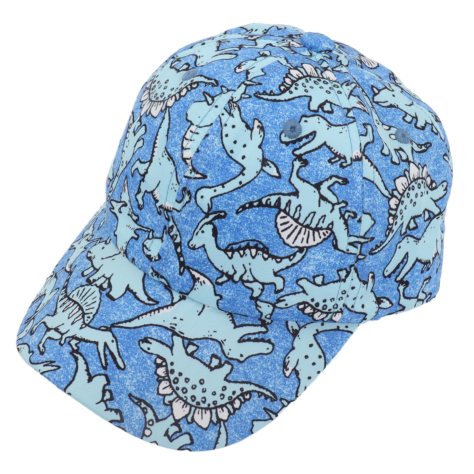 Kinder Niedliche Baseballkappe Verstellbarer Sonnenhut Niedlicher Cartoon Dinosaurier Atmungsaktiv für Outdoor Sommercamp blau von Joom DACH