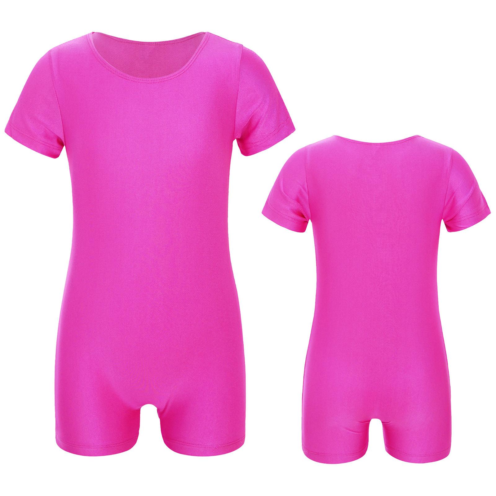 Kinder-Overall für Jungen und Mädchen, aktiv, mit kurzen Ärmeln, Gymnastik-Übungsoverall, Ballett, Tanz, Laufen, Workout 7-8 Years hellrosa Kinder-Overall für Jungen und Mädchen, aktiv, mit kurzen Ärmeln, Gymnastik-Übungsoverall, Ballett, Tanz, Laufen, Workout 7-8 Years hellrosa von Joom DACH